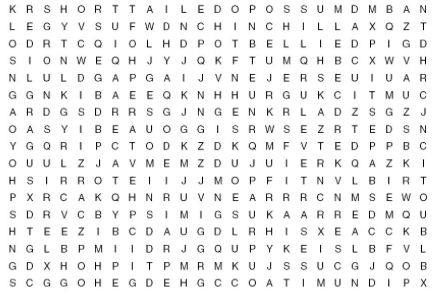 word search